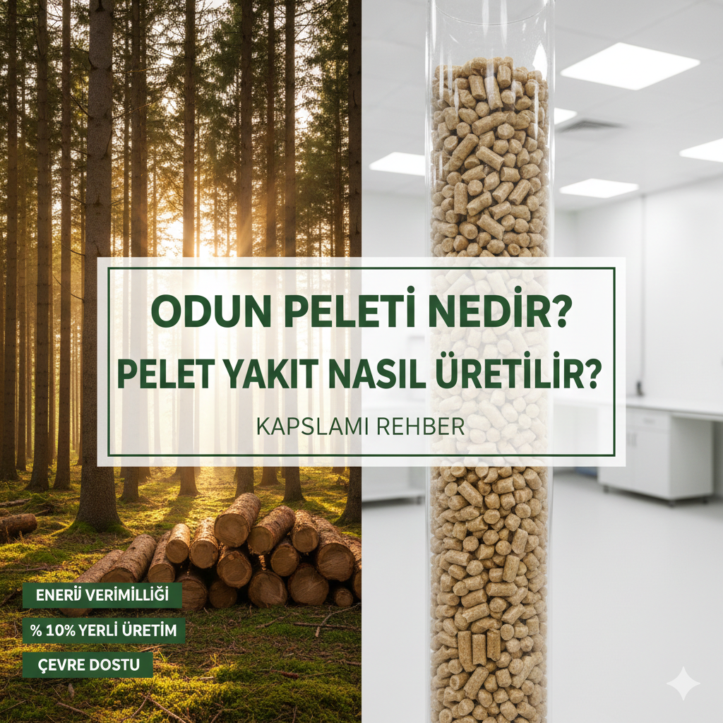 Odun Peleti Nedir? Pelet Yakıt Nasıl Üretilir?